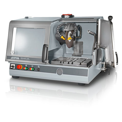 Machine de découpe à abrasion humide - BRILLANT 230 - QATM - à lame rotative / de métallographie / triphasée
