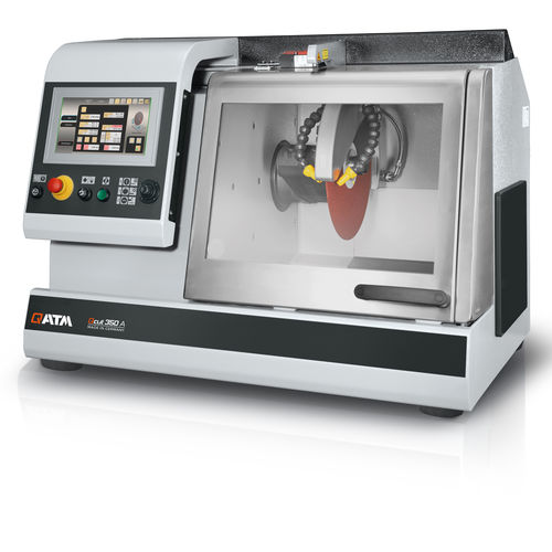 Machine de découpe à abrasion humide - QCUT 350 A - QATM - à lame rotative / pour matériaux composites / pour PCB