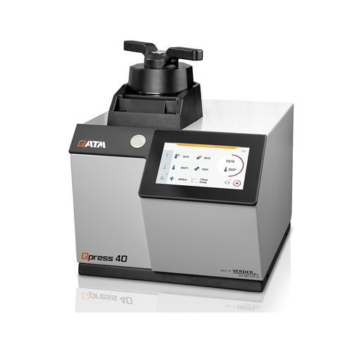 Presse à enrober à chaud - Qpress 40 - QATM - hydraulique / automatique / pour échantillons métallographiques