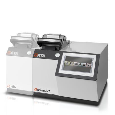 Presse à enrober refroidie par eau - Qpress 50 - QATM - à chaud / de laboratoire / pour échantillons métallographiques