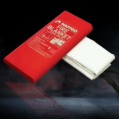 Couverture isolante ignifuge - NFB series - naffco - en tissu de verre enduit silicone