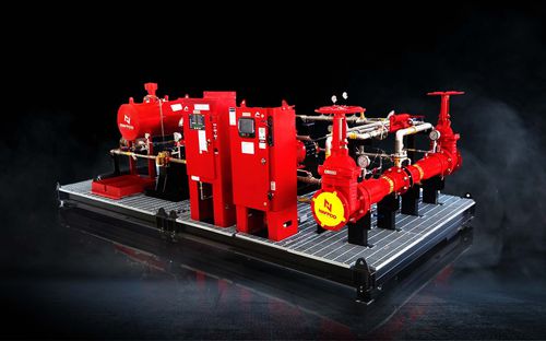 Groupe de pompage monté en skid - NF-FP series - naffco - centrifuge / à eau / électrique