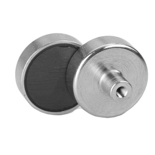 Aimant en ferrite - BASF013 series - IMA - de maintien plat / avec trou taraudé