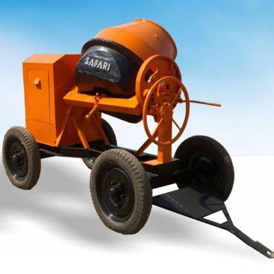 Bétonnière électrique - SAFARI 1000-HF - Safari Construction Equipments Private Limited - à moteur diesel / mobile / traditionnelle