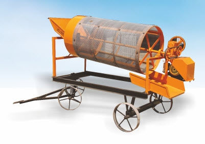Machine à tamiser pour l'industrie - SAFARI SIEVE series - Safari Construction Equipments Private Limited - pour production de sable / mobile / rotative