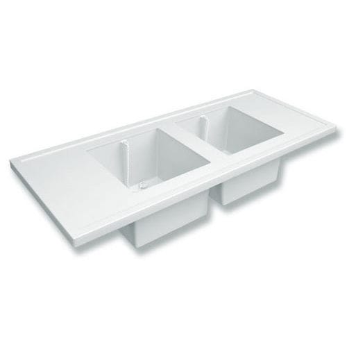 Paillasse avec évier - TOP1560W443 series - PLASTIFER