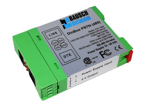 Modem PSTN - DB PSTN 485 SIA - Bausch Datacom - RS232 / RS485 / PSTN
