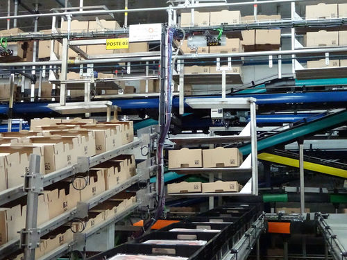 Système de déchargement pour convoyeur aérien - CMAT - automatique