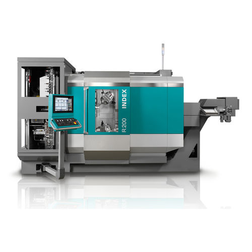 Centre de tournage-fraisage CNC - R200 - INDEX FRANCE - horizontal / 5 axes / à productivité élevée