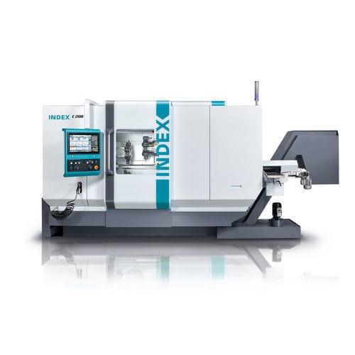 Machine de tournage CNC - C200 - INDEX FRANCE - 2 axes / à deux broches / VDI 25