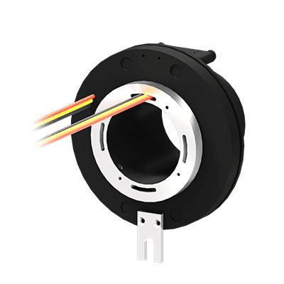 Collecteur tournant à axe creux - SVTS E 01-R-A-03/00-XXX-002 - PES S.A - pour table rotative / pour éolienne / pour enrouleur de câble