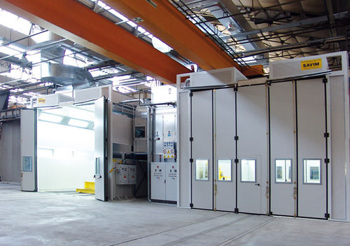 Cabine de peinture à circuit fermé - SAVIM EUROPE - à filtre