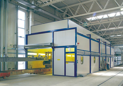 Cabine de peinture fermée - SAVIM EUROPE - pour poids lourds / automatique / peinture fraîche