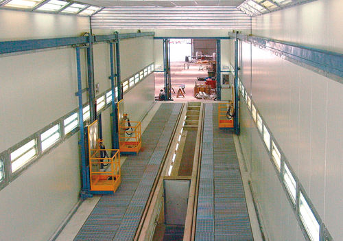 Cabine de peinture fermée - for trains - SAVIM EUROPE