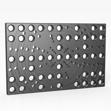 Plaque de bridage rectangulaire - 2-280220.P - SIEGMUND FRANCE - monté sur bride