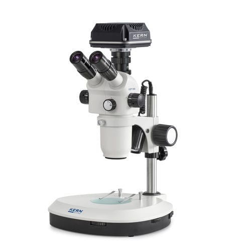 Stéréomicroscope numérique - OZP 558C825 - KERN & SOHN - de laboratoire / trinoculaire / à illumination LED