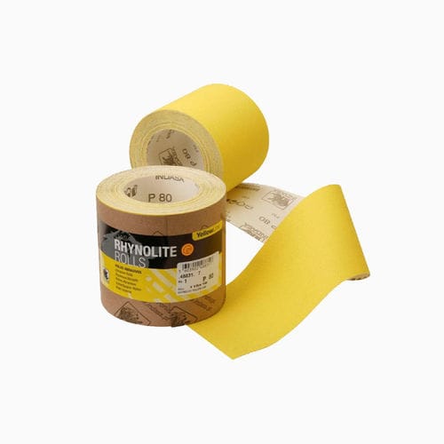 Abrasif en oxyde d'aluminium - RHYNOLITE YELLOW LINE - INDASA - en papier / résine / large