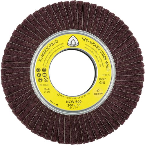 Brosse circulaire - NCW 600  - KLINGSPOR - de finition / nettoyage de soudure / de nettoyage