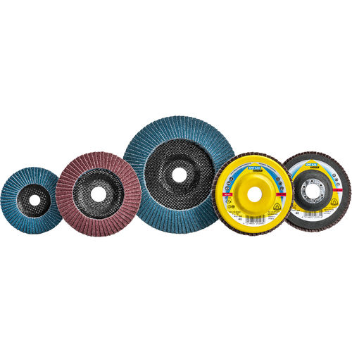 Disque à lamelle pour acier inoxydable - SMT series - KLINGSPOR - de finition / à revêtement en zirconium