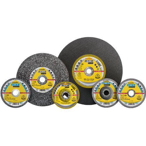 Disque à tronçonner de métal - A series - KLINGSPOR - pour pierre / pour métaux non ferreux / en oxyde de zirconium