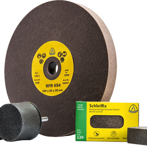Abrasif étroit - RFR 654  - KLINGSPOR - imperméable / large / pour rectification