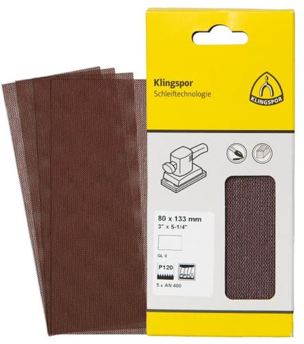 Abrasif en oxyde d'aluminium - AN 400 - KLINGSPOR - en polyester / résine / à peinture