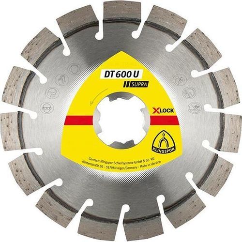 Disque à tronçonner de métal - DT600U - KLINGSPOR - pour meuleuse d'angle