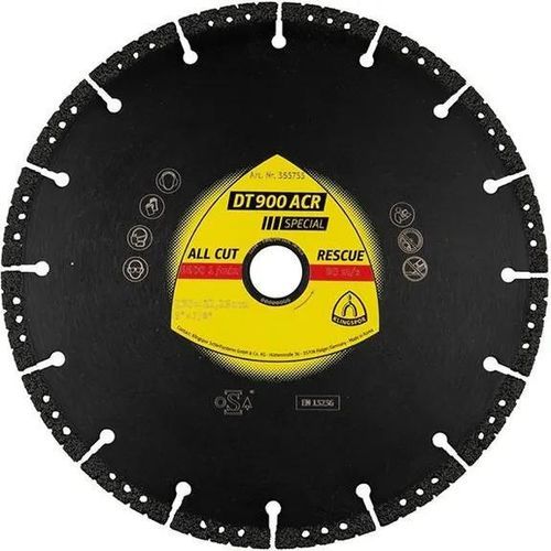 Disque à tronçonner pour pierre - DT 900 ACR Special - KLINGSPOR - pour le béton / pour granit / pour marbre