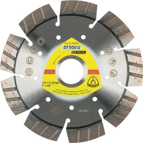 Disque à tronçonner pour pierre - DT 900 U Special - KLINGSPOR - pour le béton / pour céramique / pour carrelage