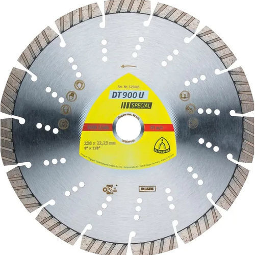 Disque à tronçonner de métal - DT900U - KLINGSPOR - pour machines portatives / pour meuleuse manuelle / pour meuleuse d'angle