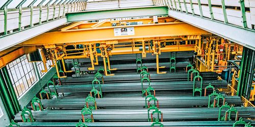 Magasin de stockage automatique horizontal - CTI Systems S.à r.l. - pour produits longs / pour barre en acier / à transtockeur