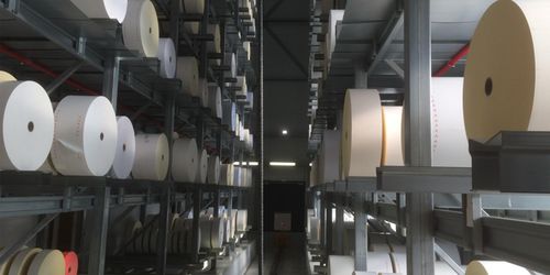 Magasin automatique horizontal - CTI Systems S.à r.l. - pour entrepôt / pour rouleaux / pour carton