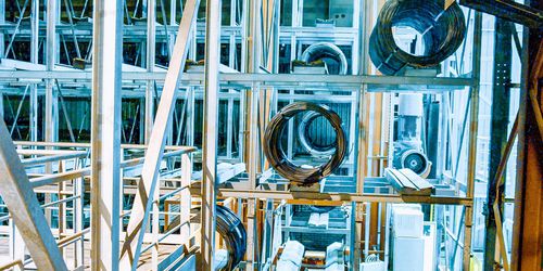 Système de stockage automatique horizontal - CTI Systems S.à r.l. - pour produits encombrants / pour charge longue / de récupération automatique AS/RS