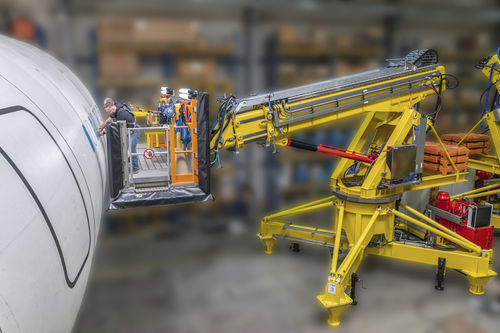 Nacelle télescopique fixe - CTI Systems S.à r.l. - pour applications industrielles / pour l'aéronautique