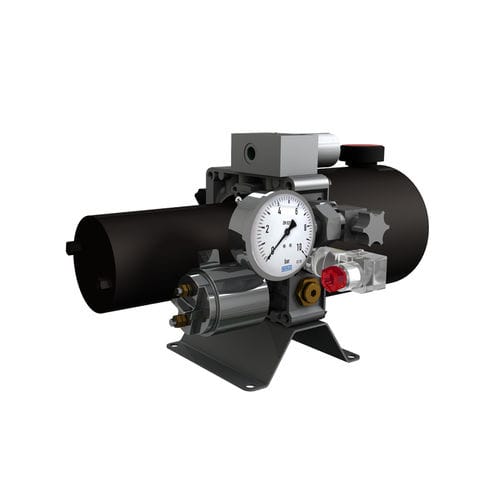 Groupe hydraulique à moteur électrique - Transfluid - à huile / compact