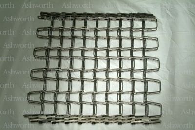 Bande de convoyeur grillagée - Mega-Flex® 125  - Ashworth Bros - en métal / industrielle / résistante à la fatigue