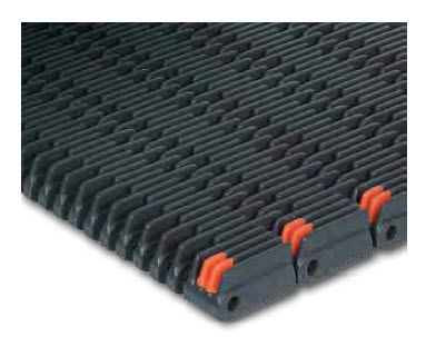 Bande de convoyeur modulaire - 3120 series - REGINA - en polypropylène / à nervures / industrielle