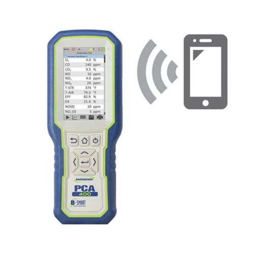 Analyseur de combustion portable - PCA 400 - Mine Safety Appliances Company - CO2 calculé / gaz naturel