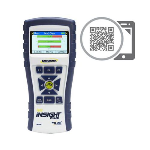 Analyseur de combustion portable - Insight Plus - Mine Safety Appliances Company - rendement de combustion / à 2 dents / gaz naturel