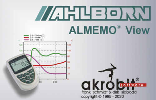 Logiciel de visualisation - ALMEMO&reg; View - Ahlborn Mess- und Regelungstechnik GmbH - de programmation / d'automatisation / d'analyse