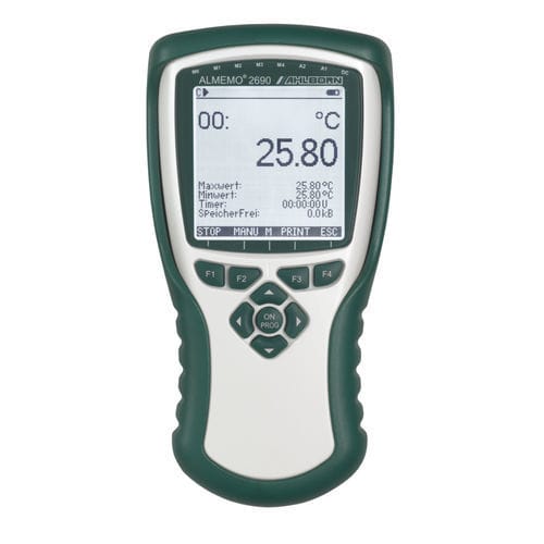 Appareil de mesure température - ALMEMO 2690-8A - Ahlborn Mess- und Regelungstechnik GmbH - de pression / numérique / à tube de Pitot