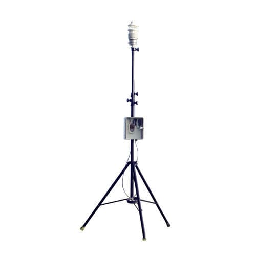 Station météorologique pour centrale solaire - Mobile Wetterstation - Ahlborn Mess- und Regelungstechnik GmbH - portable / de surveillance