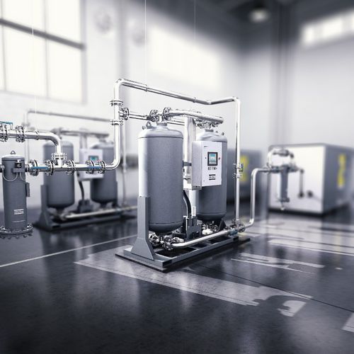 Sécheur d'air comprimé par adsorption - CD 1 + - Atlas Copco Construction Tools - mono-étagé / blower purge / médical