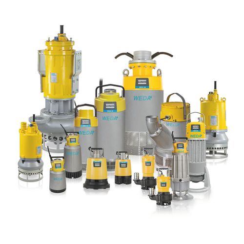 Pompe compacte - WEDA series - Atlas Copco Construction Tools - à rotor / à eau / à boue