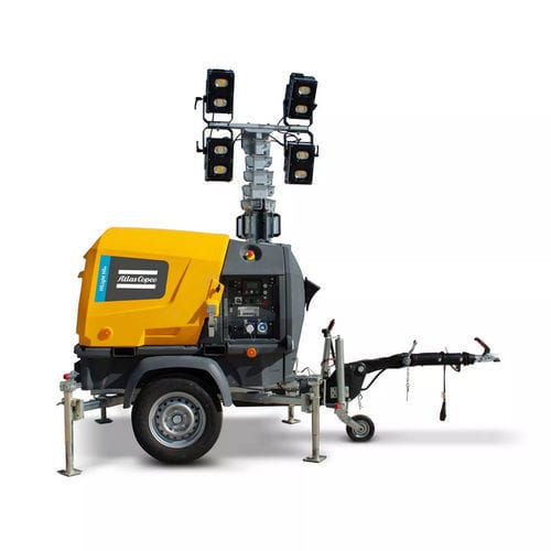 Tour d'éclairage à LED - HiLight B6+ - Atlas Copco Construction Tools - à moteur diesel