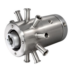 Raccord tournant pour gaz - QB-09102 - DSTI - Dynamic Sealing Technologies - 2 passages / pour l'industrie agroalimentaire / pour automatisme