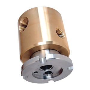 Raccord tournant pour eau - TV-05002 - DSTI - Dynamic Sealing Technologies - pour gaz / 2 passages / pour automatisme