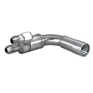 Raccord tournant pour produits chimiques - EV-07952 - DSTI - Dynamic Sealing Technologies - 2 passages / pour automatisme / en acier inoxydable