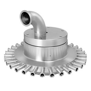 Raccord tournant pour eau - QB-1021001 - DSTI - Dynamic Sealing Technologies - pour produits alimentaires / pour applications alimentaires / pour remplissage