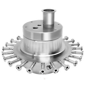 Distributeur rotatif rotatif - QB-0990002 - DSTI - Dynamic Sealing Technologies - pour remplissage de bouteille